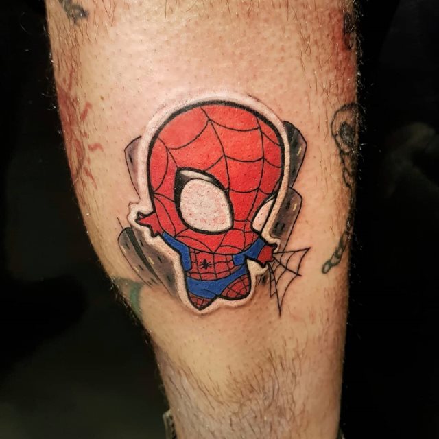 tattoo spiderman 08