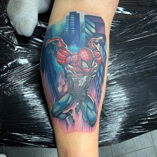 tattoo spiderman 09