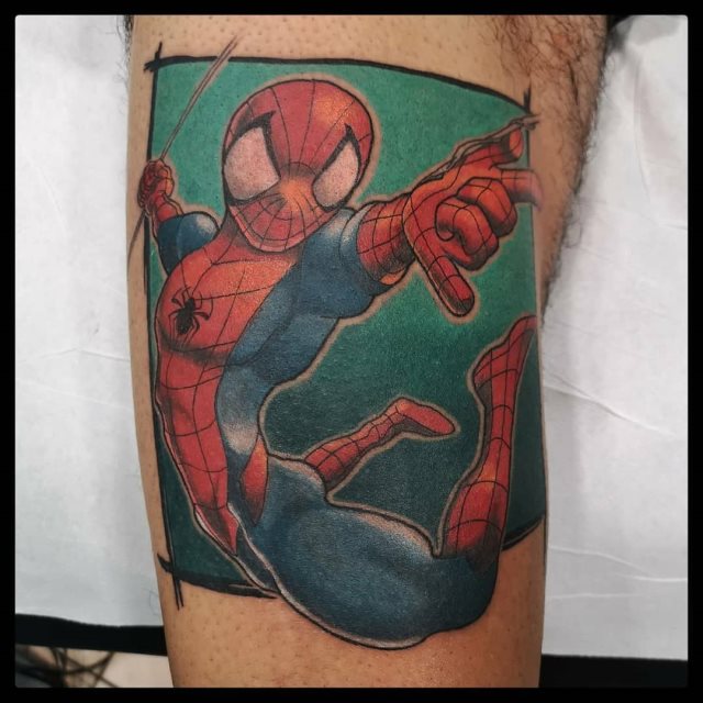 tattoo spiderman 108