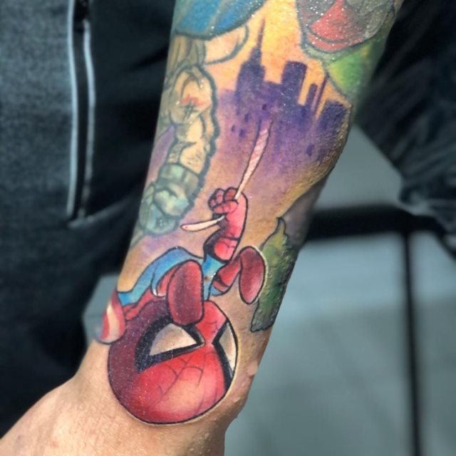 tattoo spiderman 119