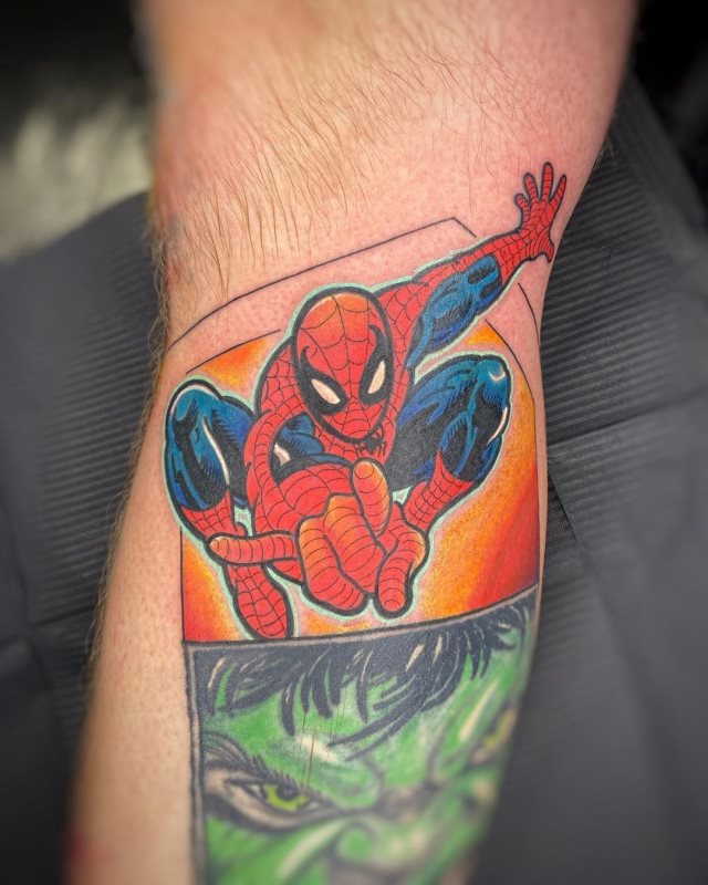 tattoo spiderman 129