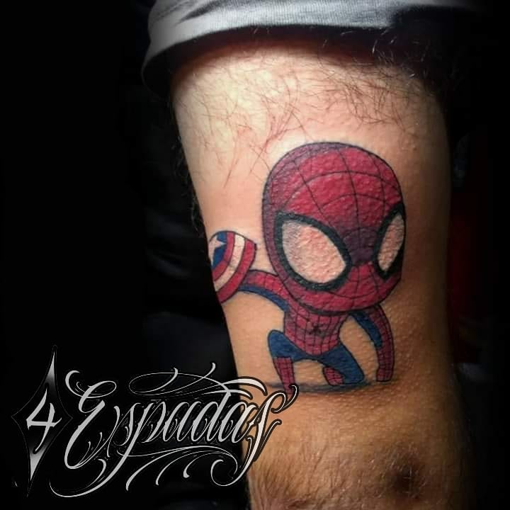 tattoo spiderman 15