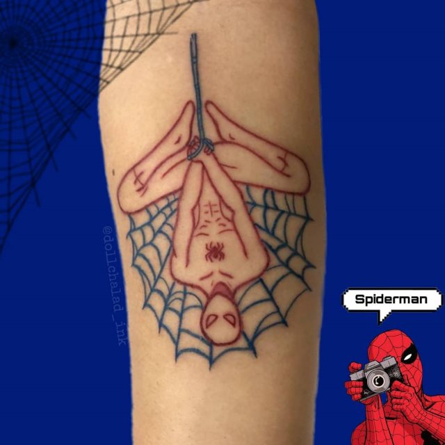 tattoo spiderman 16