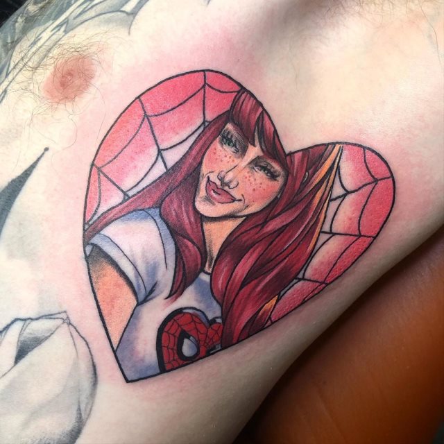 tattoo spiderman 19