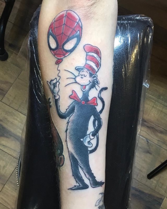 tattoo spiderman 21