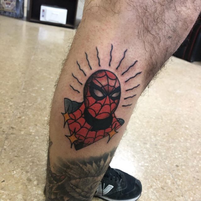tattoo spiderman 25