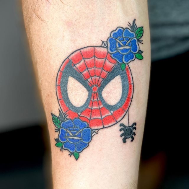 tattoo spiderman 26