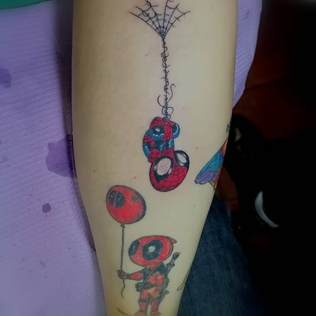 tattoo spiderman 28