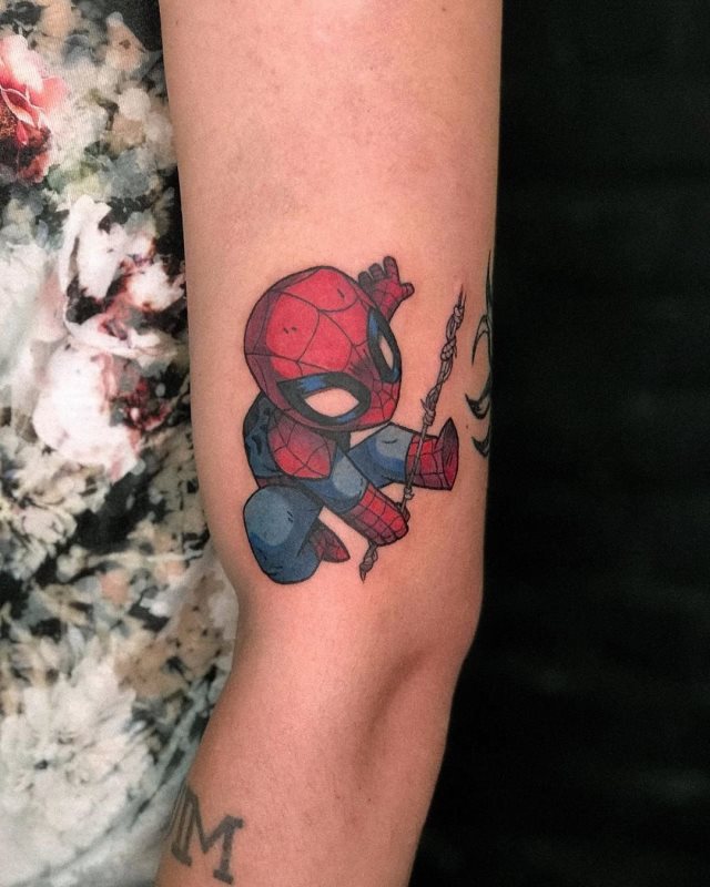 tattoo spiderman 32