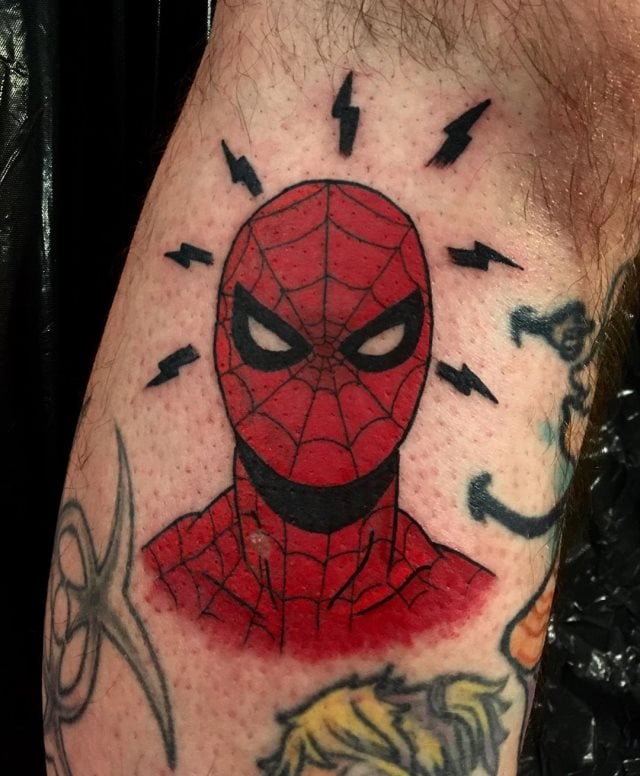 tattoo spiderman 33