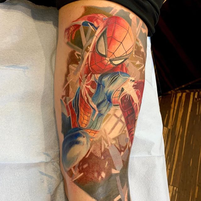tattoo spiderman 41