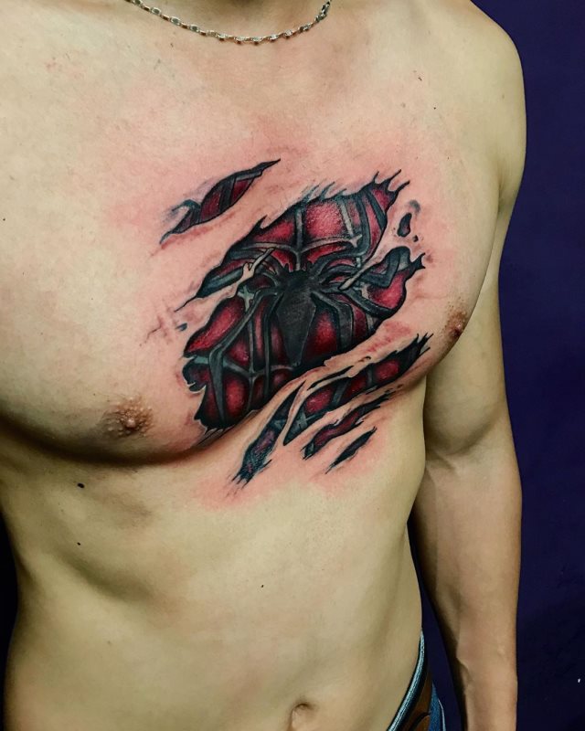 tattoo spiderman 42
