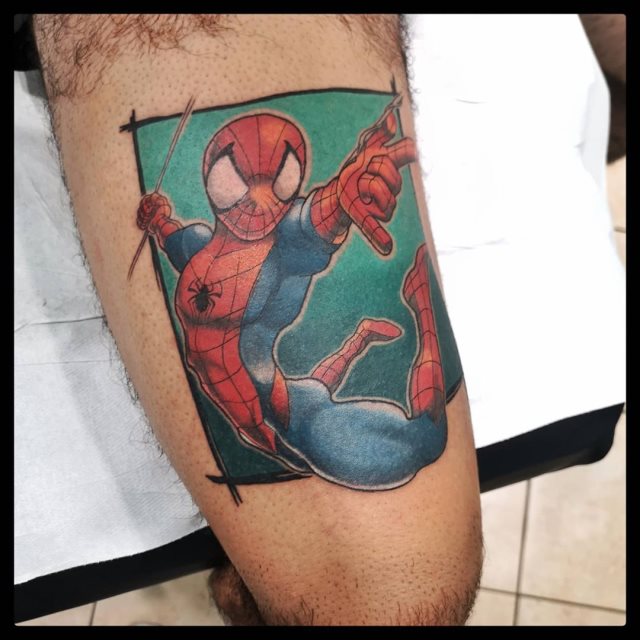 tattoo spiderman 52