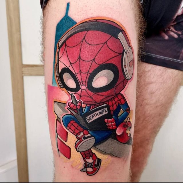 tattoo spiderman 54