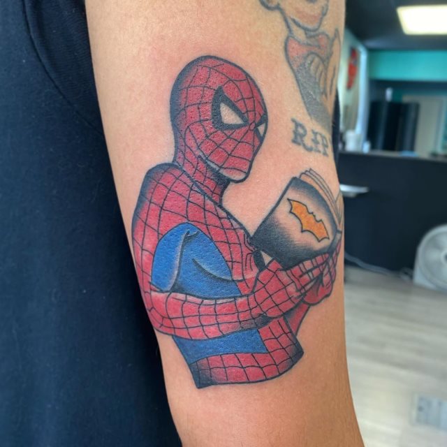tattoo spiderman 58