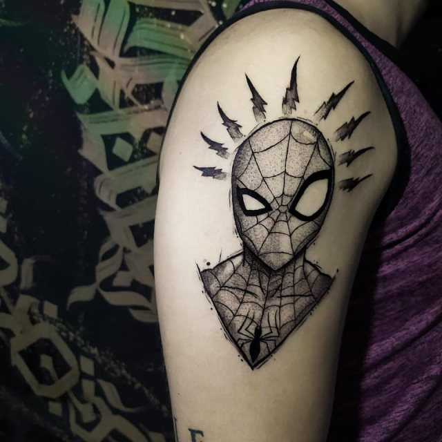 tattoo spiderman 61