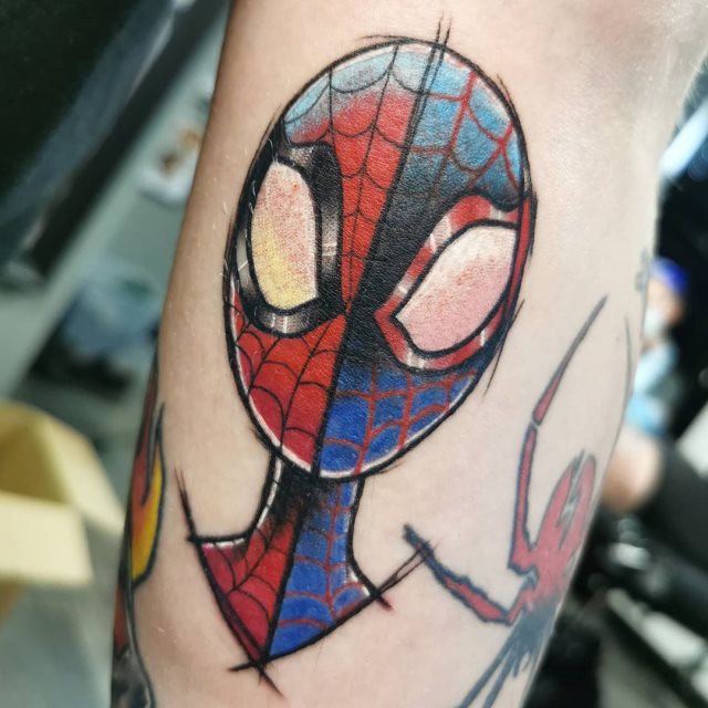 tattoo spiderman 65