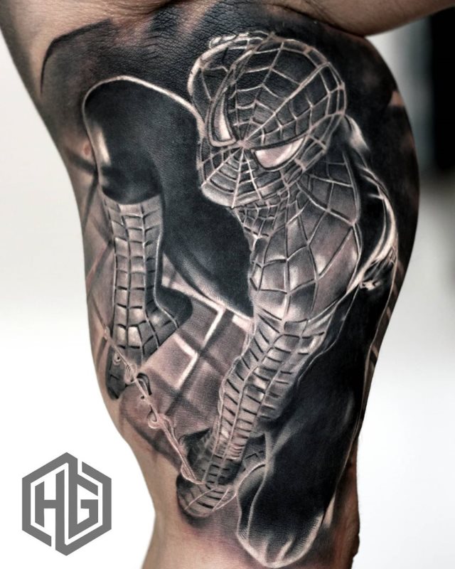 tattoo spiderman 69