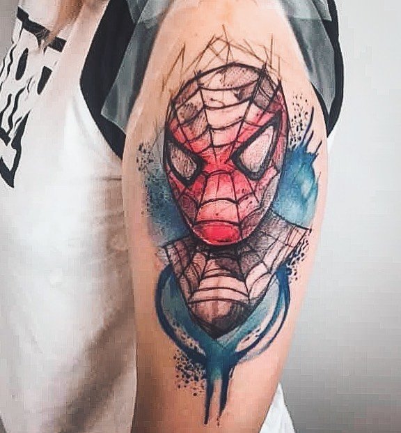 tattoo spiderman 70