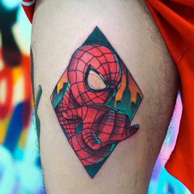 tattoo spiderman 76