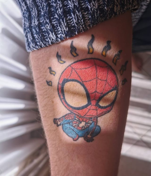 tattoo spiderman 82
