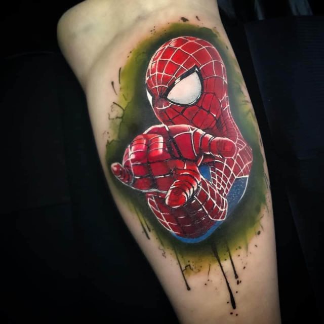 tattoo spiderman 84