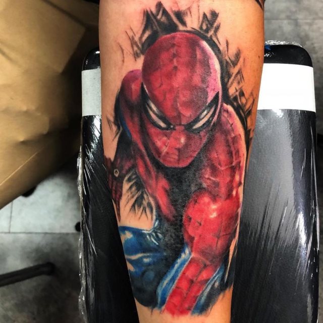 tattoo spiderman 89