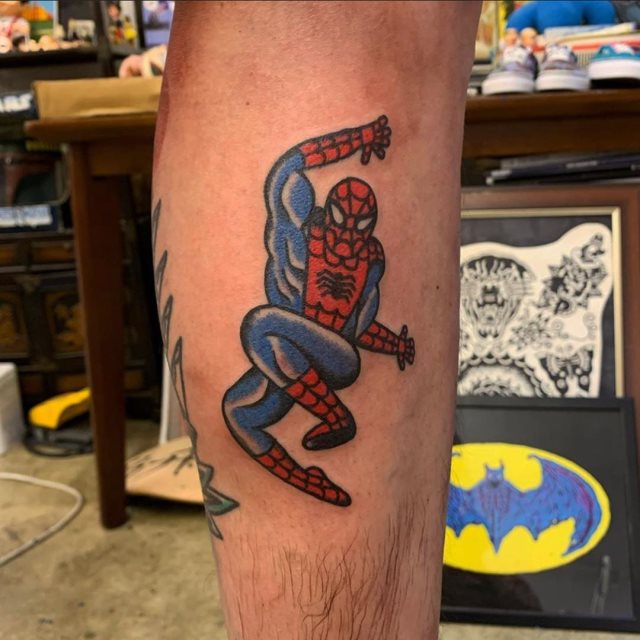 tattoo spiderman 90
