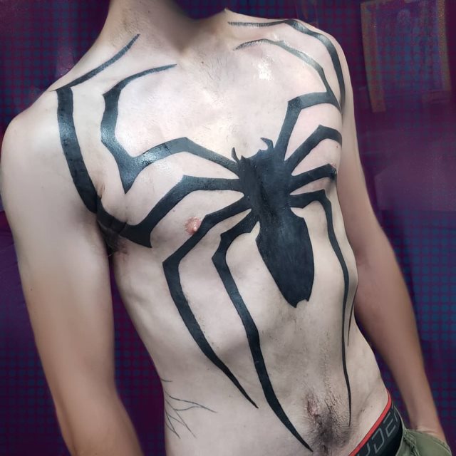 tattoo spiderman 99