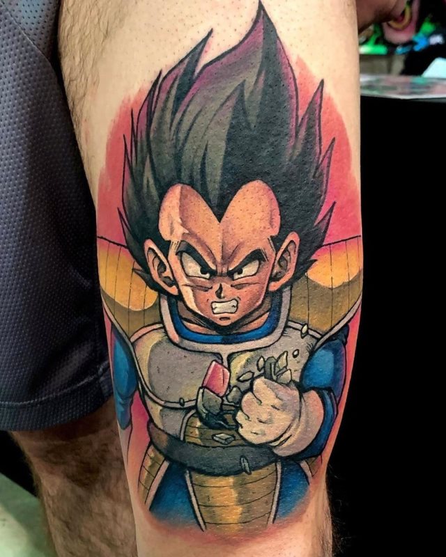 tattoo vegeta dragon ball 101