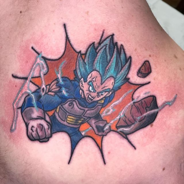 tattoo vegeta dragon ball 102