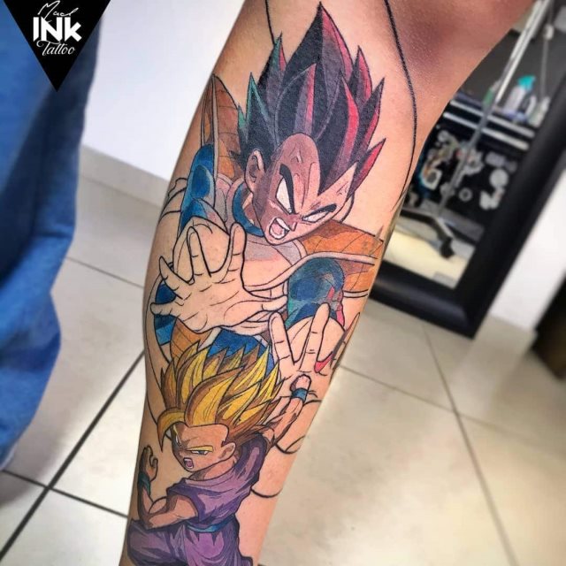 tattoo vegeta dragon ball 20