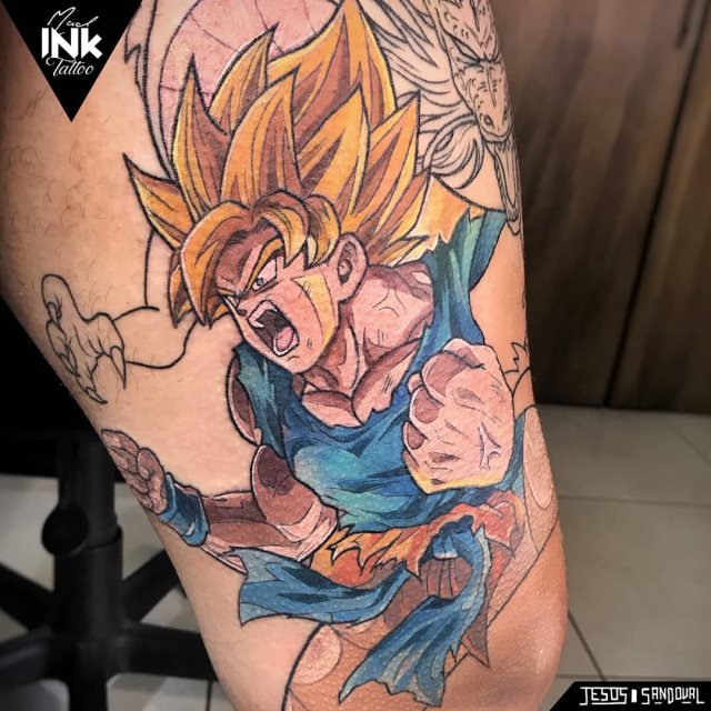 tattoo vegeta dragon ball 21