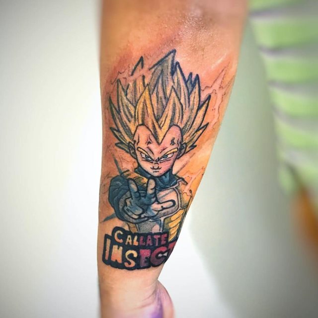 tattoo vegeta dragon ball 25