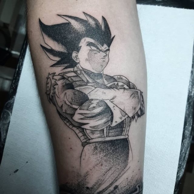 tattoo vegeta dragon ball 28