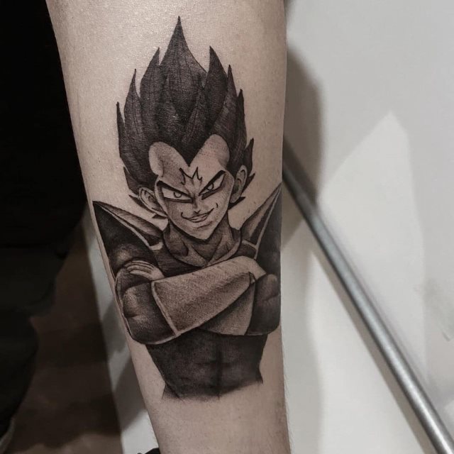 tattoo vegeta dragon ball 29