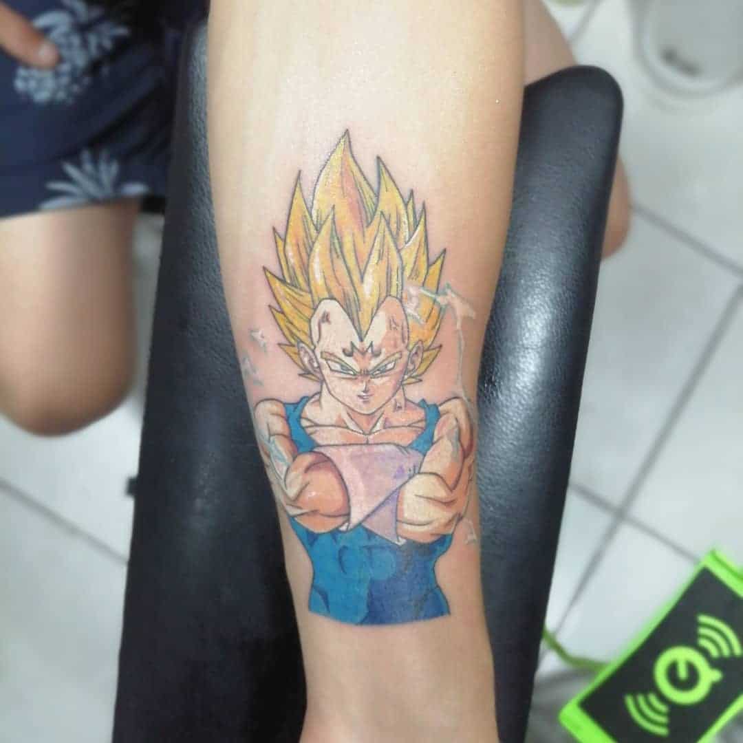 tattoo vegeta dragon ball 32