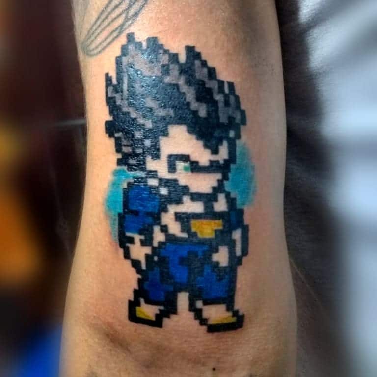 tattoo vegeta dragon ball 34