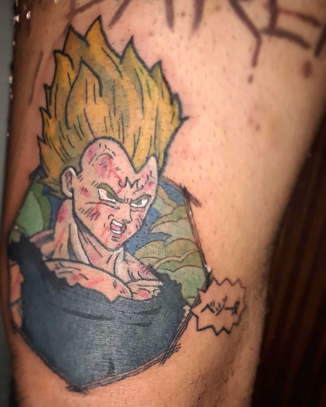 tattoo vegeta dragon ball 35