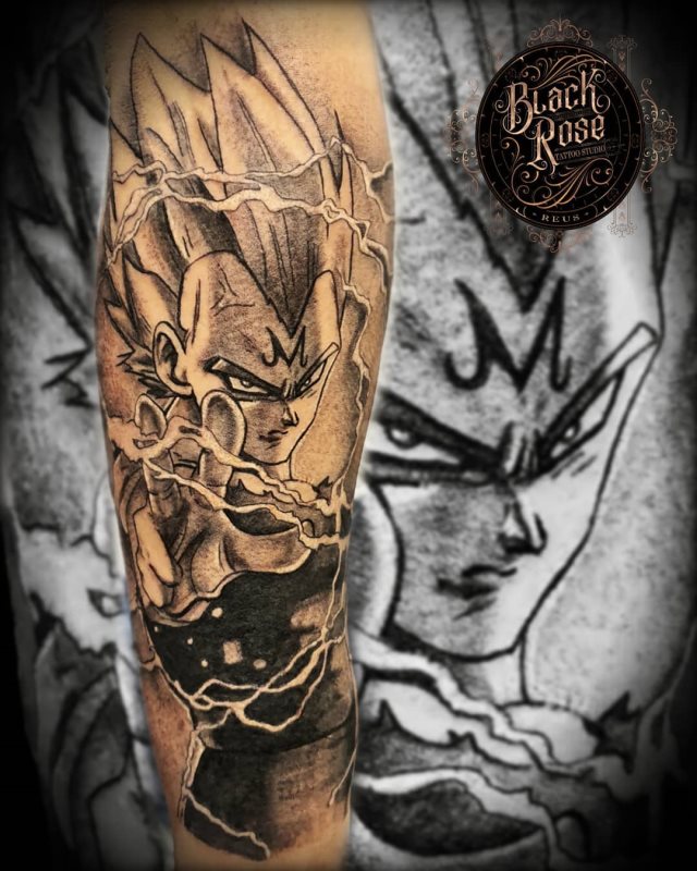 tattoo vegeta dragon ball 36