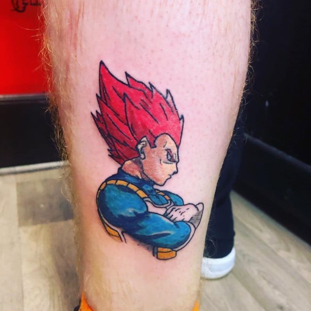 tattoo vegeta dragon ball 37