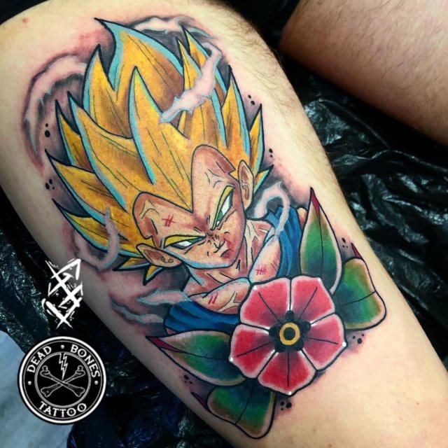 tattoo vegeta dragon ball 41