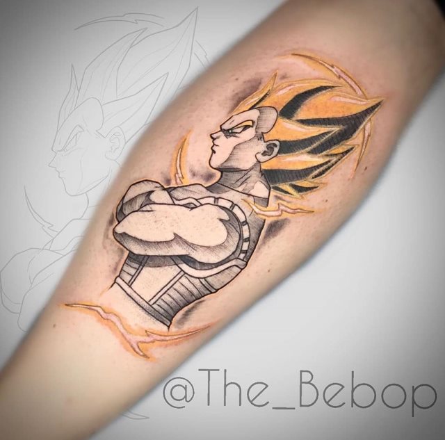 tattoo vegeta dragon ball 42