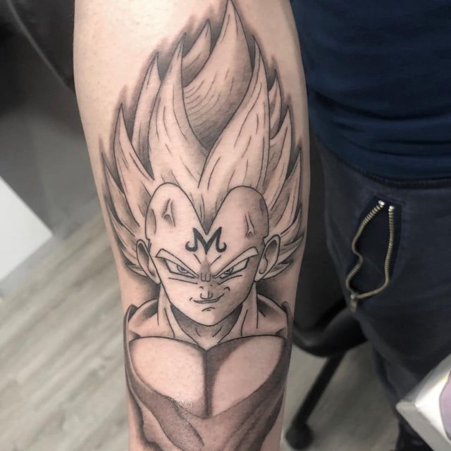 tattoo vegeta dragon ball 53