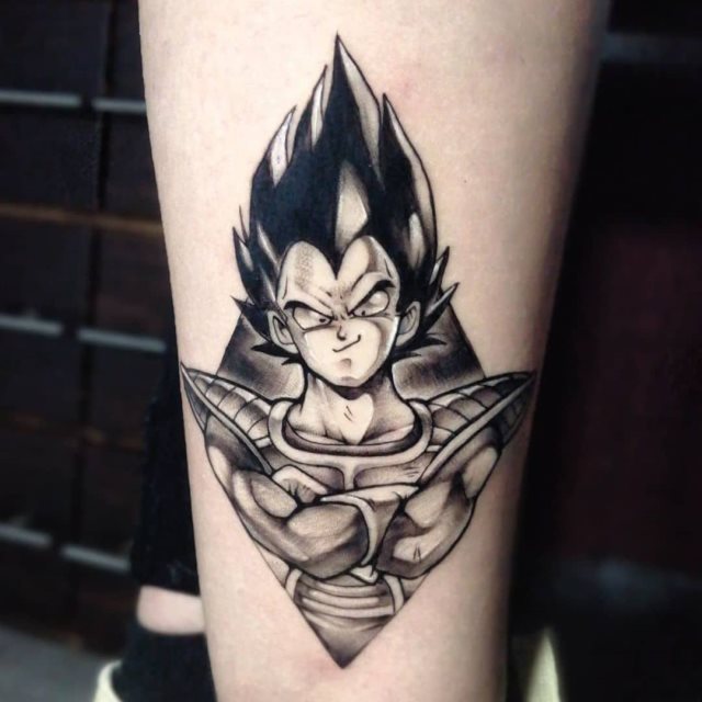 tattoo vegeta dragon ball 54