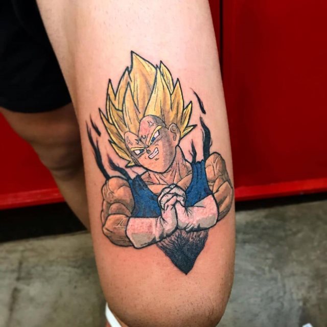 tattoo vegeta dragon ball 58