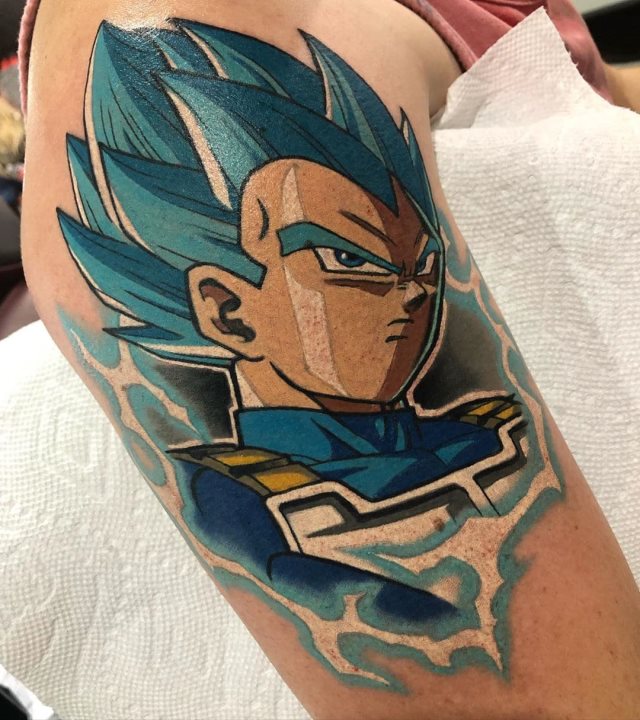 tattoo vegeta dragon ball 60