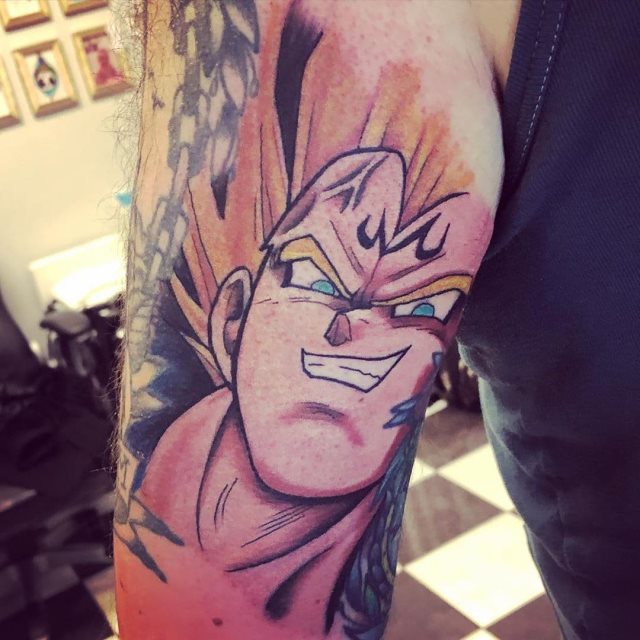 tattoo vegeta dragon ball 61