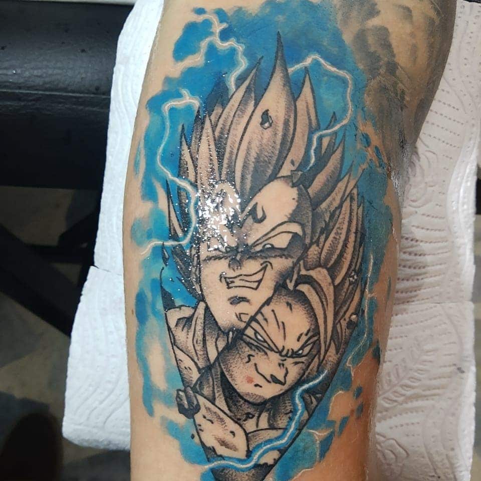 tattoo vegeta dragon ball 63