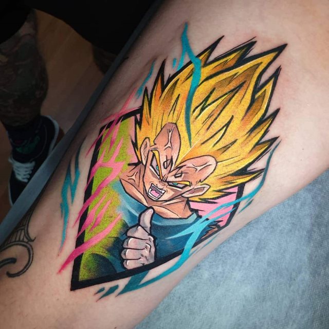 tattoo vegeta dragon ball 66